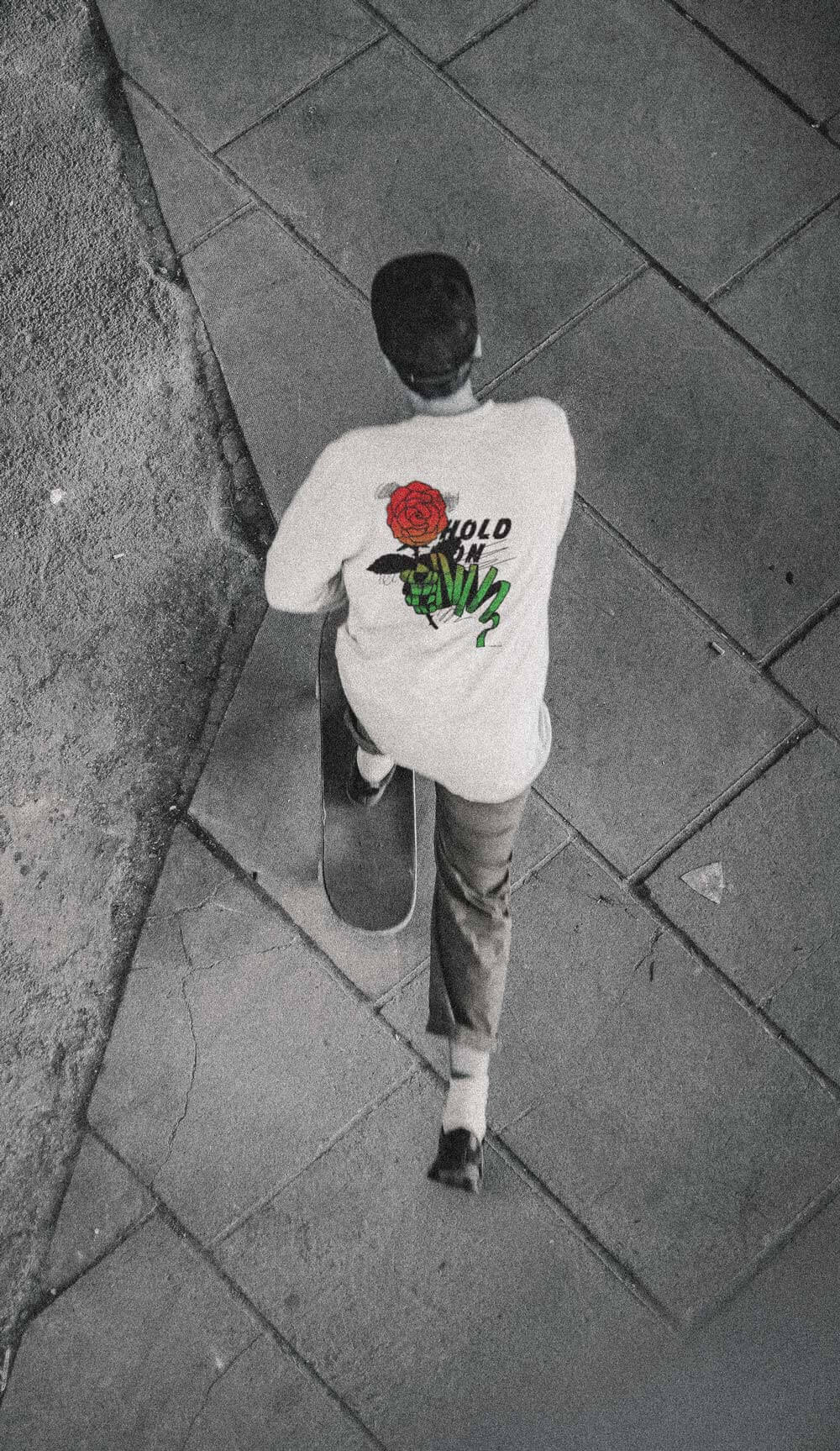 skater top view