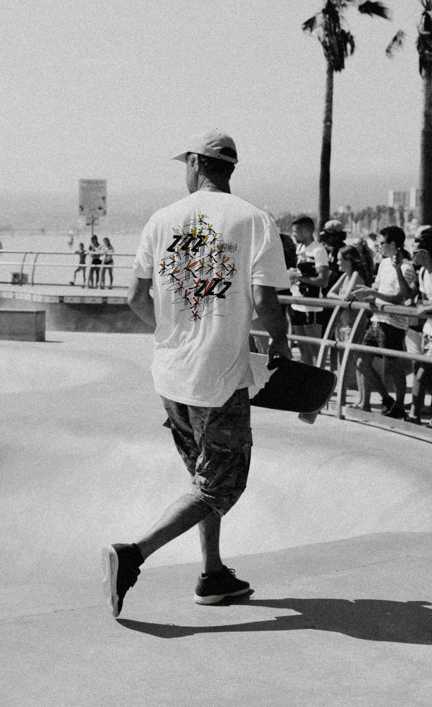 skater walking